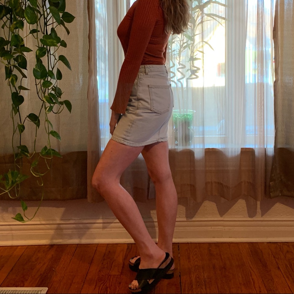 American Apparel Denim Skirt